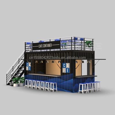 사용자 정의 색상 20FT 또는 40FT 고급 운송 컨테이너 바 전공 접이식 카페 컨테이너 커피숍
