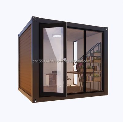 저렴한 컨테이너 하우스 50/75/100mm 파동 샌드위치 패널 벽과 알루미늄 합금 창문