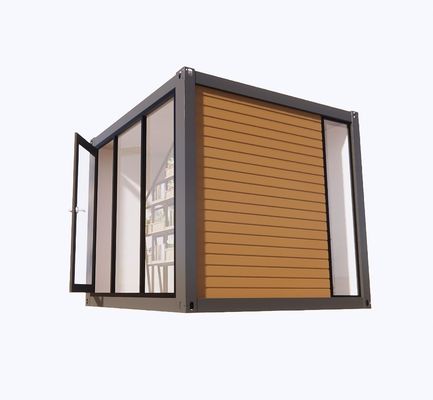 저렴한 컨테이너 하우스 50/75/100mm 파동 샌드위치 패널 벽과 알루미늄 합금 창문
