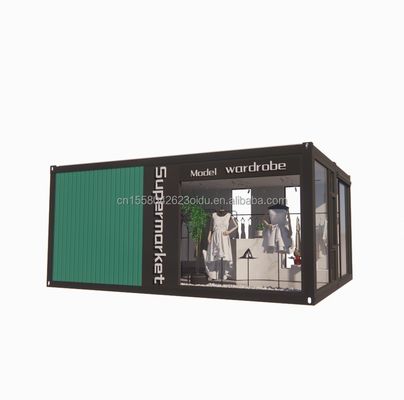 융복합 생활 상점용 목재 주택 맞춤형 색상 강철 프레임 인화 강철 구부리 180g