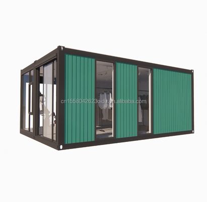 융복합 생활 상점용 목재 주택 맞춤형 색상 강철 프레임 인화 강철 구부리 180g