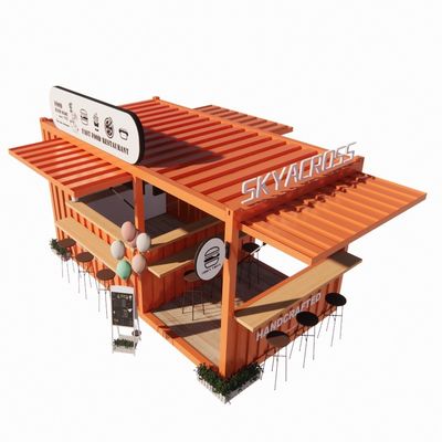 알루미늄 합금 창문 인기 20FT 컨테이너 카페 컨테이너 하우스 레스토랑