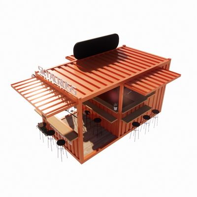 알루미늄 합금 창문 인기 20FT 컨테이너 카페 컨테이너 하우스 레스토랑