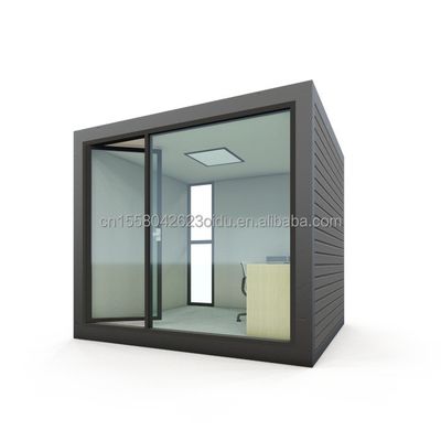 진열제철 정면 튜브 10ft 현대 목재 철강 구조 상업용 공간 사무실