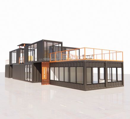 맞춤형 색상 및 벽 50/75/100mm 웨이브 샌드위치 패널과 함께 맞춤형 현대 프리팩트 소형 주택