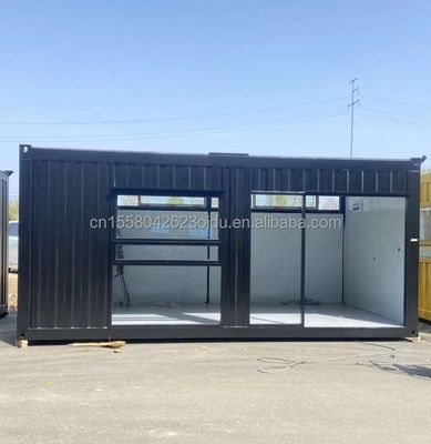 20ft 이동식 사전 제조 된 커피숍 컨테이너 하우스 디자인