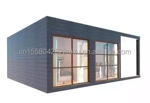 저렴한 20ft Knock Down 샌드위치 패널 휴대용 Prefab 호텔 컨테이너 알루미늄 합금 창문과 모듈형 집