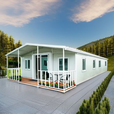 현대 40Ft 20Ft Prefab 할머니 아파트 빠른 건설 1 2 3 침실 확장 가능한 모바일 컨테이너 가정 사전 제조 운송 휴대용