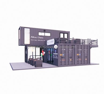 휴대용 운송 모듈형 전공 접이식 주거 주택 저장용 확장 가능한 컨테이너 하우스 사용자 정의 색상과 3D 모델