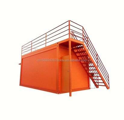 20ft 맞춤형 평면 포장 빠른 설치 목재 컨테이너 가공 집 정원 바와 젤로화 철 제곱 튜브