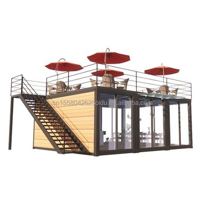 20ft 또는 40ft 모듈 컨테이너 작은 부엌 정원 집 맞춤형 색상 Country Marke를 위한 사전 제조된 창고
