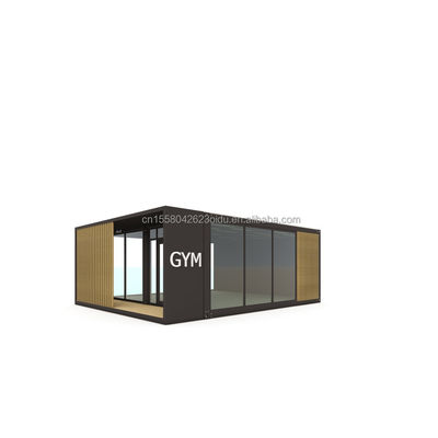 20ft 델럭스 전조실 전조 컨테이너 빌라 벽 50/75/100mm 파동 샌드위치 패널