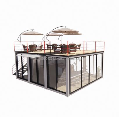 20ft 또는 40ft 모듈 컨테이너 작은 부엌 정원 집 맞춤형 색상 Country Marke를 위한 사전 제조된 창고