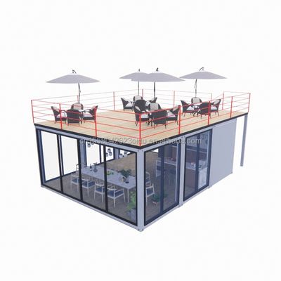 20ft 또는 40ft 모듈 컨테이너 작은 부엌 정원 집 맞춤형 색상 Country Marke를 위한 사전 제조된 창고