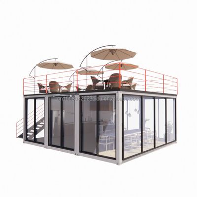 20ft 또는 40ft 모듈 컨테이너 작은 부엌 정원 집 맞춤형 색상 Country Marke를 위한 사전 제조된 창고