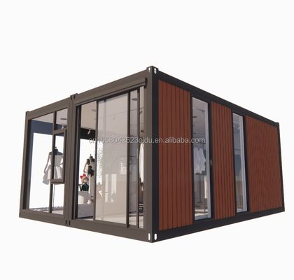 벽 100mm 파동 샌드위치 패널 호텔 컨테이너 스토어 사용자 정의 평면 포장 빠른 설치 전공 주택