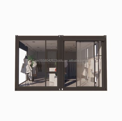 벽 100mm 파동 샌드위치 패널 호텔 컨테이너 스토어 사용자 정의 평면 포장 빠른 설치 전공 주택