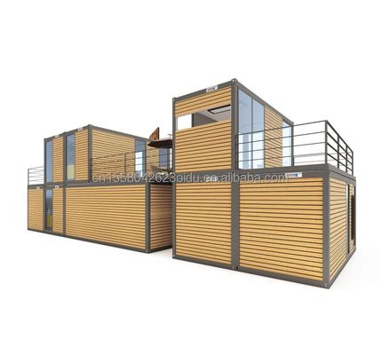 현대 디자인 20ft 또는 40ft 음식 바 카페 슈퍼마켓 상점 컨테이너 상점 사용자 정의 평면 패키지 전공 주택