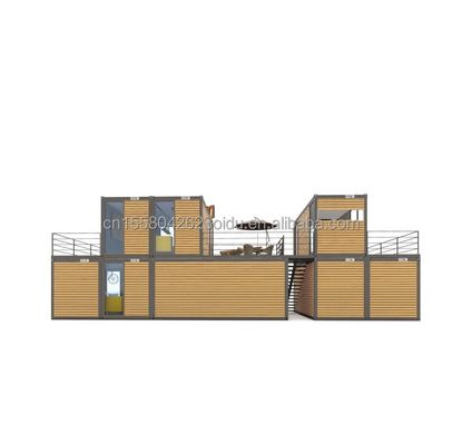 현대 디자인 20ft 또는 40ft 음식 바 카페 슈퍼마켓 상점 컨테이너 상점 사용자 정의 평면 패키지 전공 주택