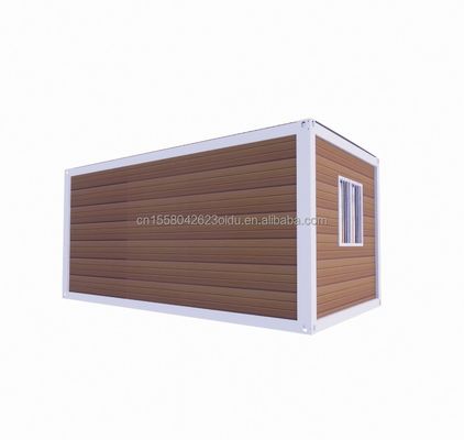 철강 구조 프레임 웰딩 20ft 평면 팩 조립 컨테이너 호텔용 모바일 하우스 단순하고 고급스러운 정원 하우스