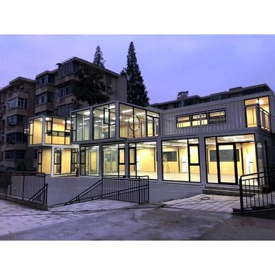 컨테이너 모빌 하우스 학교 카페테리아 맞춤형 색상과 디자인으로 평면 포장