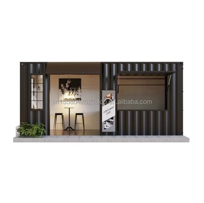 사전 제조 샌드위치 패널 컨테이너 레스토랑 20ft 40ft 모듈형 집 주택