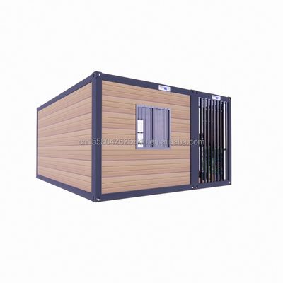고급 정원 스튜디오와 함께 20ft 목재 집의 맞춤형 색상 평면 패키지 컨테이너 및 모바일 바 재료 사용
