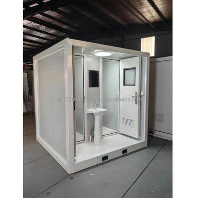 벽 50/75/100mm 파동 샌드위치 패널 20ft 또는 40ft 집 또는 아파트 욕실 화장실