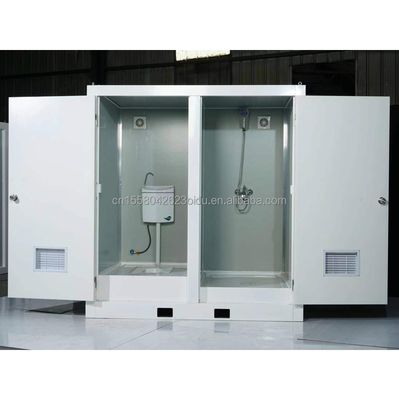 벽 50/75/100mm 파동 샌드위치 패널 20ft 또는 40ft 집 또는 아파트 욕실 화장실