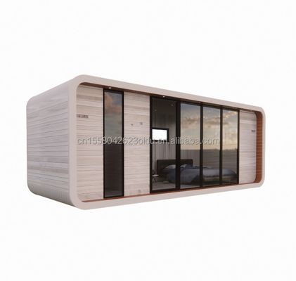 수정된 운송 컨테이너 20ft 고급 프리팩트 목조건축 주택 부엌 욕실 및 컨테이너 룸 빠른 설치