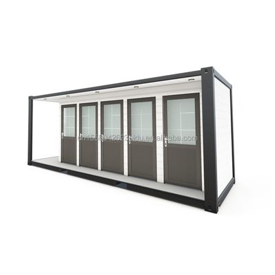 진열 철강 구부리 180g 프로 제조 현대 외관 집-철강 및 샌드위치 패널 수정 운송 컨테이너 화장실 컨테이너