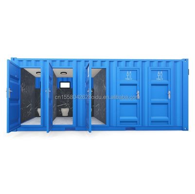 다이렉트 모던 모듈러에서 외부 컨테이너 하우스 단위에 맞춘 컬러 프리팩 모바일 휴대용 욕실 화장실