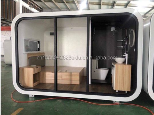 현대 20ft 40ft Prefab 집 야외 작은 팟 커피 하우스 모바일 작업 애플 캐빈-대중 사전 제조 캐빈 아파트 아파트