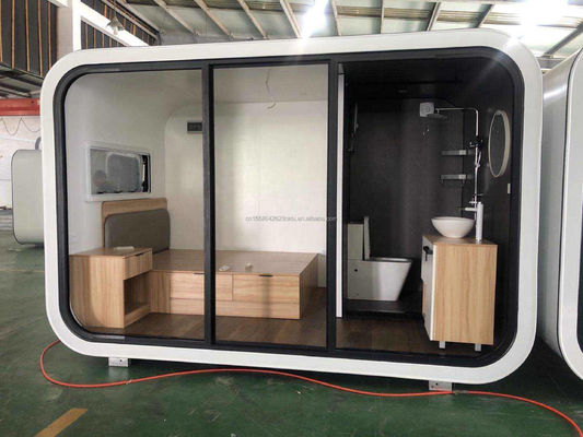 현대 20ft 40ft Prefab 집 야외 작은 팟 커피 하우스 모바일 작업 애플 캐빈-대중 사전 제조 캐빈 아파트 아파트