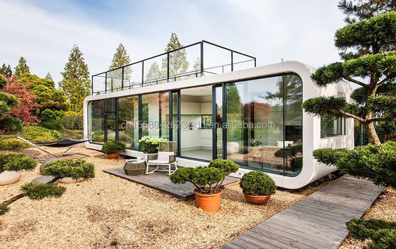 현대 20ft 40ft Prefab 집 야외 작은 팟 커피 하우스 모바일 작업 애플 캐빈-대중 사전 제조 캐빈 아파트 아파트