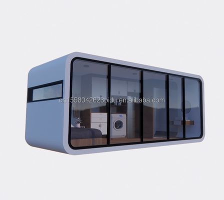 현대 20ft 40ft Prefab 집 야외 작은 팟 커피 하우스 모바일 작업 애플 캐빈-대중 사전 제조 캐빈 아파트 아파트