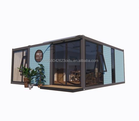밸런াইজ드 스틸 굽기 180g 20ft 40ft 분리 가능한 사전 제조 된 평면 팩 컨테이너 호텔용 2 침실짜리 집