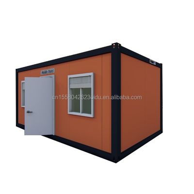 저렴한 20ft/40ft 벽 50/75/100mm 웨이브 샌드위치 패널 현대 가정 거주용 사전 제조 컨테이너 룸