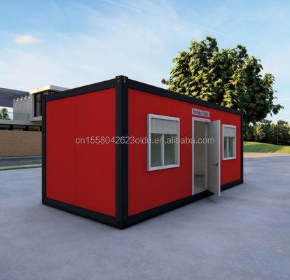 저렴한 20ft/40ft 벽 50/75/100mm 웨이브 샌드위치 패널 현대 가정 거주용 사전 제조 컨테이너 룸