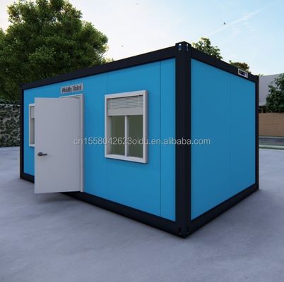 저렴한 20ft/40ft 벽 50/75/100mm 웨이브 샌드위치 패널 현대 가정 거주용 사전 제조 컨테이너 룸