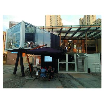 맞춤형 색상 및 알루미늄 합금 창문 20ft 고급 컨테이너 방 판매 부스 커피숍 경호자 상자 바