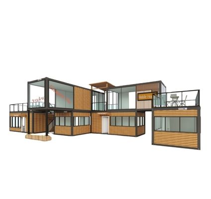 20ft/40ft 맞춤 색상 조합 컨테이너 방 판매 부스 커피숍 경비실 사무실 바