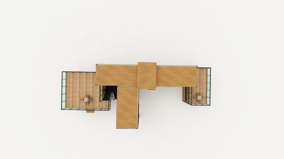 20ft/40ft 맞춤 색상 조합 컨테이너 방 판매 부스 커피숍 경비실 사무실 바