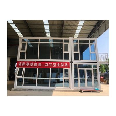 현대 디자인 20ft 컨테이너 이동 주택 임시 건설 현장 이주 노동자 주거용 솔루션