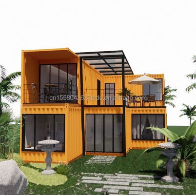 20ft Prefabricated Container House for Hotel by Manufacturers 현대 디자인 빌라 가족 거주 빌라