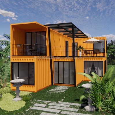 20ft Prefabricated Container House for Hotel by Manufacturers 현대 디자인 빌라 가족 거주 빌라