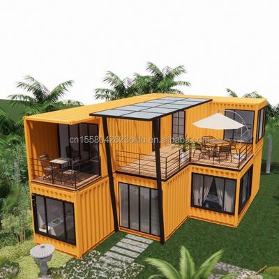 20ft Prefabricated Container House for Hotel by Manufacturers 현대 디자인 빌라 가족 거주 빌라
