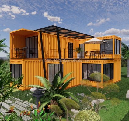 20ft Prefabricated Container House for Hotel by Manufacturers 현대 디자인 빌라 가족 거주 빌라